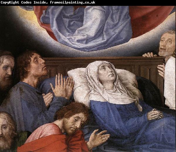 GOES, Hugo van der The Death of the Virgin (detail)